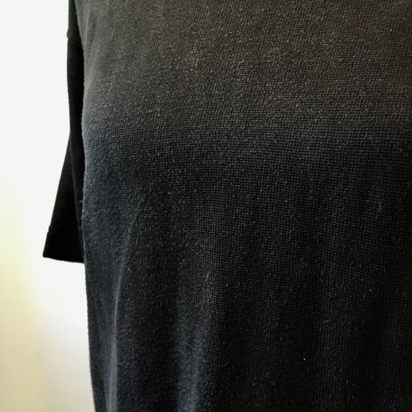 Valerie Stevens SILK Tunic Top Black Small Petite - Picture 12 of 12